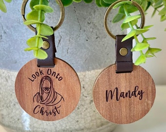 Mirad a Cristo, Tema de la Juventud SUD 2025, Llavero, Tirador de cremallera, Mujeres Jóvenes, Hombres Jóvenes, Regalo, Cumpleaños, Jóvenes Jóvenes, A granel, DyC 6:36, Duda, No temas