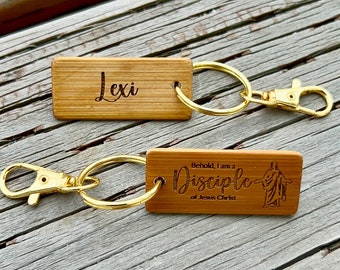 I am a Disciple of Jesus Christ, 2024 LDS Youth Theme, Keychain, Zipper Pull, Young Women, Young Men, Gift, Birthday, YM, Bulk, 3 Nephi 5:13