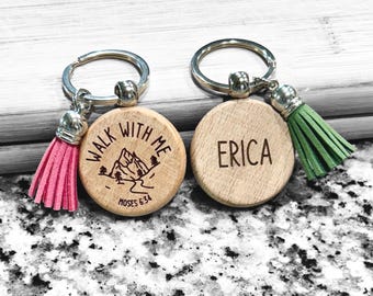 Camina conmigo, tema de la Juventud SUD 2026, llavero, tirador de cremallera, Mujeres Jóvenes, Hombres Jóvenes, regalo, cumpleaños, YM, a granel, Moisés 6:34