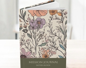 Diario personalizado para hermanas misioneras, regalo para la misión SUD