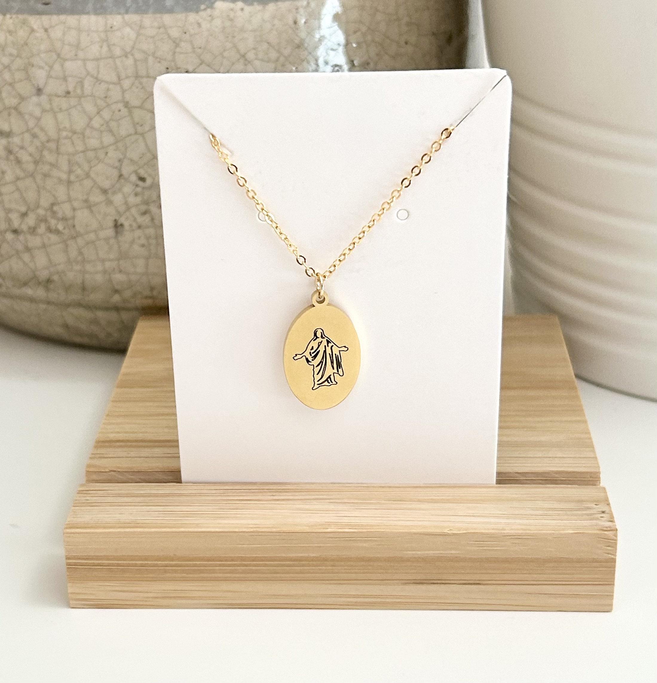 Walk With Me Necklace – 2026 LDS Youth Theme – Christus Pendant