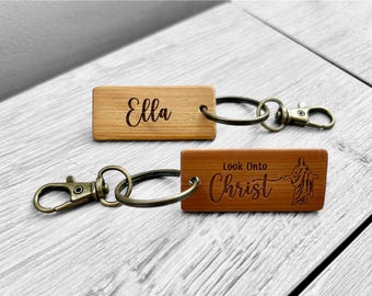 Look Unto Christ, 2025 LDS Youth Theme, Keychain, Zipper Pull, Young Women, Young Men, Gift, Birthday, YM, Bulk, D&C 6:36, Doubt Fear Not