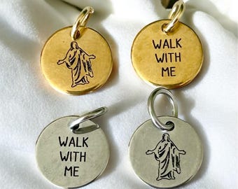 Dijes con el tema de la Juventud SUD 2026: "Camina conmigo" y Christus - Regalo o manualidad para las Mujeres Jóvenes