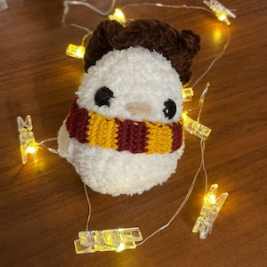 Halloween Witchy Owl Pattern (with hat and a scars)