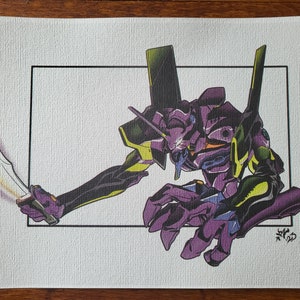 Anime Eva Gemälde Anime Eva Wandbild Anime Eva Wand-Dekor Anime Eva Kunst Eva Eva Einheit 01 Druck