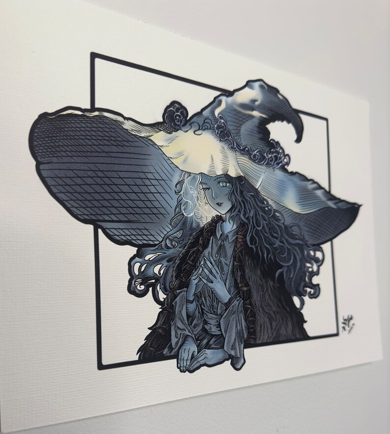 Anime Ranni Elden Ring Painting Anime Ranni Elden Ring Wall Art Anime ...