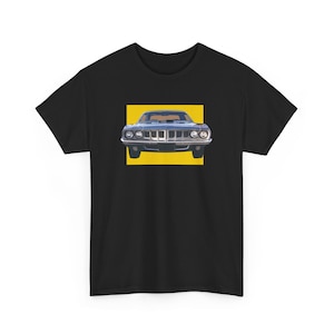1971 Hemi &#39;Cuda - Muscle Car T-Shirt. Vintage, Classic, Plymouth Barracuda, Mopar, Hemi, Musclecar, Automobile, Motorhead. Cotton Tee.
