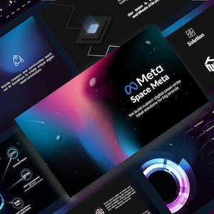 Futuristic Powerpoint Presentation Design Template - Etsy