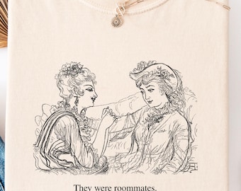 They Were Roommates Shirt Comfort Colors Funny Lesbian Shirt LGBT Gift Gay Pride Lesbian Pride Love Is Love Tee Comfy Lesbian PJ Top