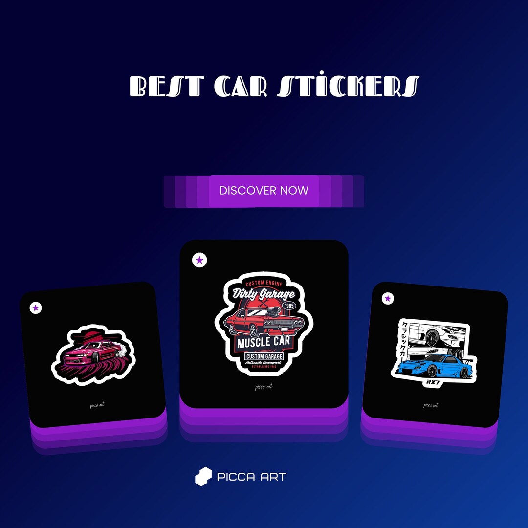 Best Car Stickers UV Pressing Etsy