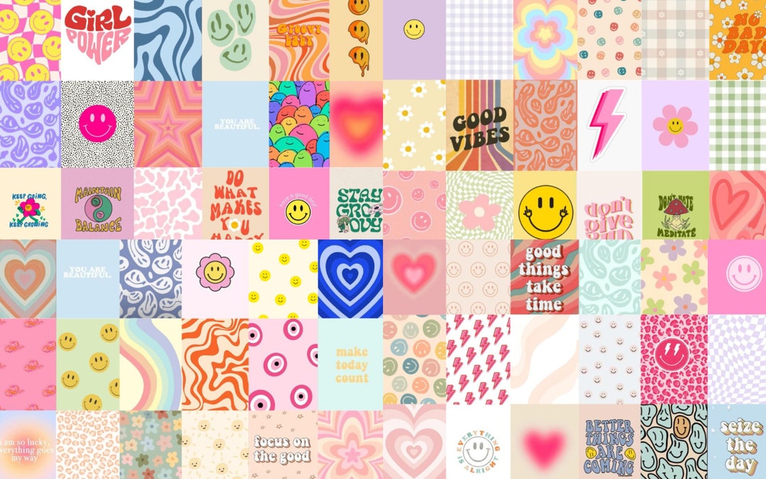 72 PCS Preppy Aesthetic Wall Collage Kit Pinterest Prints - Etsy