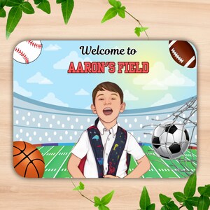 Personalized Illustrated Door Signs For Kids Bedrooms I Perfect Birthday Gift