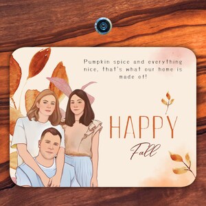 Willkommensschild für Zuhause für Herbstsaison I Perfekt für Thanksgiving-Dekorationen l Wohnkultur I Geschenk für jeden Anlass I Wand- und Türbehang