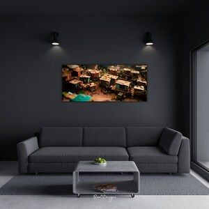 Kibera slum, Nairobi, Kenya - 21:9, Wall art, Digital download, Printable art, Poster print, High resolution