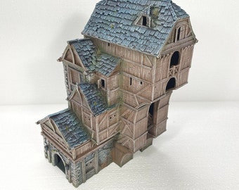 Terreno 28 Mm: Ruderi Di Locanda Per Wargaming Fantasy (Mordheim, Frostgrave, Warhammer) - Foto 1