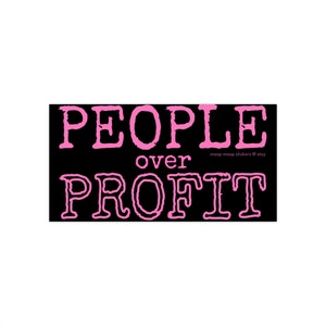 People Before Profit 2.25 Button 