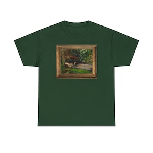 Ophelia by John Everett Millais | Unisex Heavy Cotton Tee Shirt | Multiple Sizes and Colors | Art History T-Shirt | Dark Academia Apparel