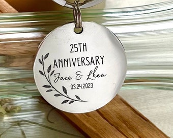 Anniversary Keychain - Timeless Love Keepsake for Special Moments