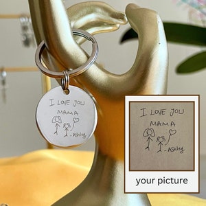 Actual Handwriting Keychain, Signature keychain, Handwriting keychain, Personalized keychain