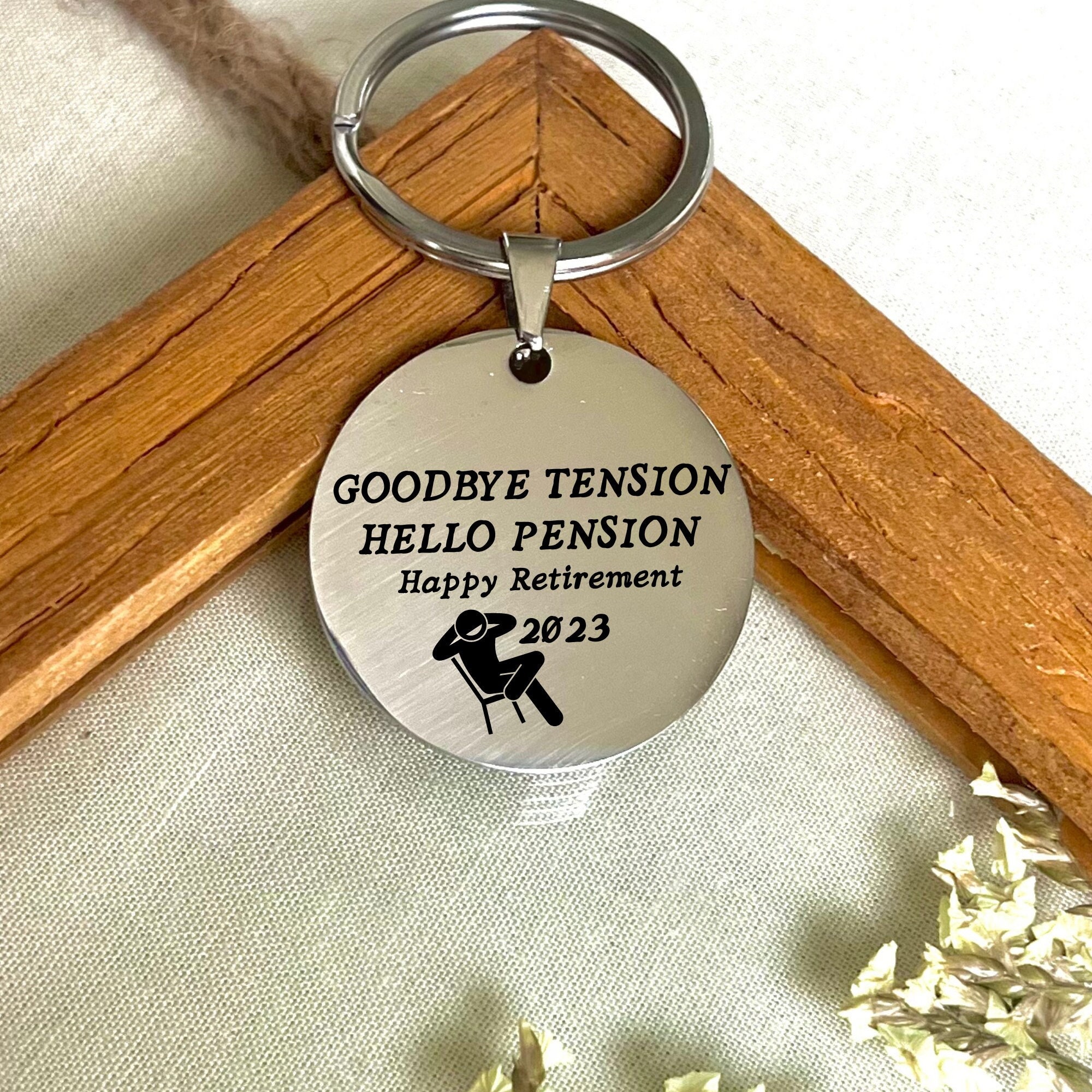 Retirement Gift - Celebrate the Journey - Personalized Keychain for ...