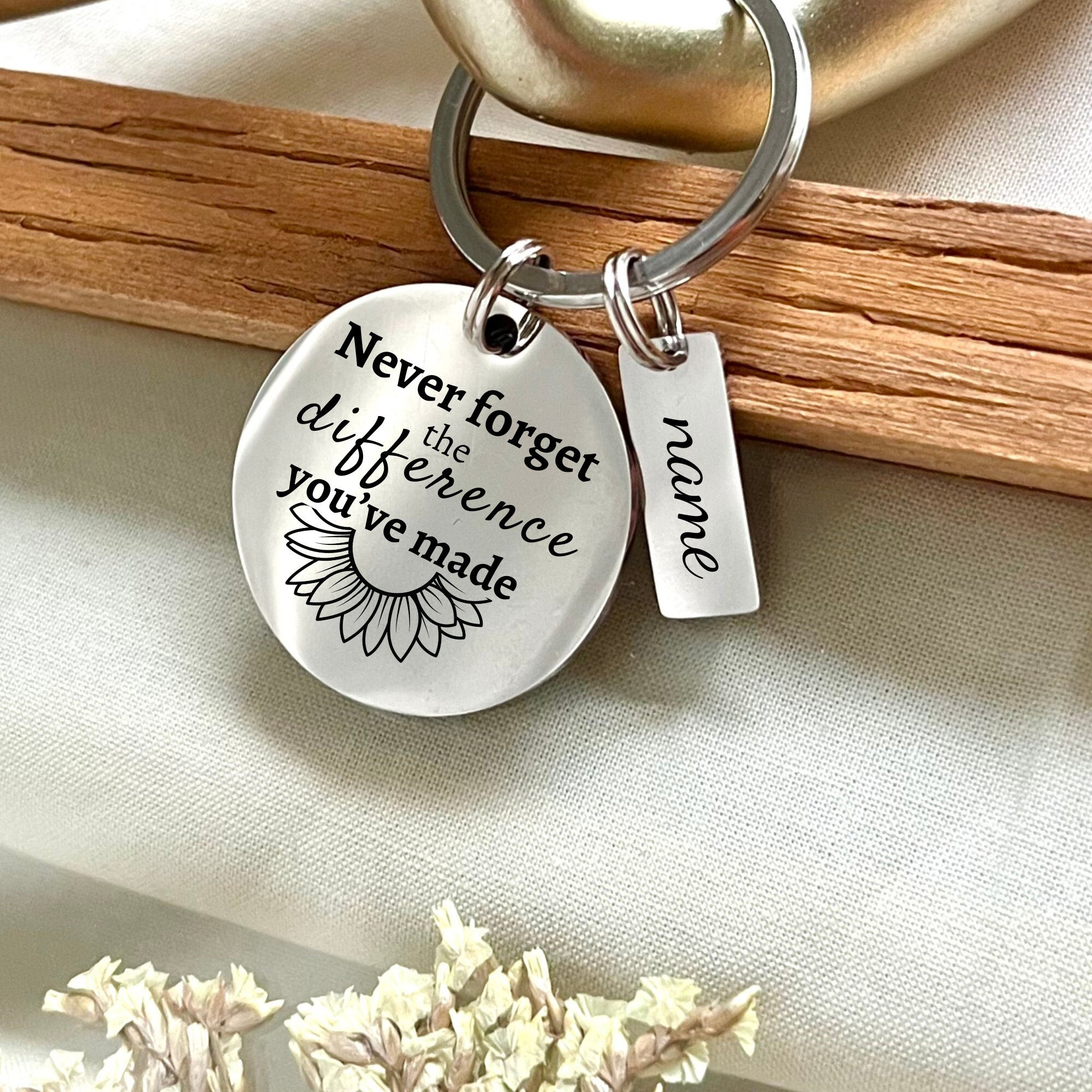 Portachiavi Per Zio – Regalo Personalizzato Con Scritta “Lo Zio Più Bello Del Mondo”