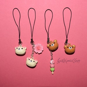 Rilakkuma inspired Bell Phone Chain