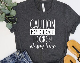 Hockey Shirt, Sports T-Shirt Women's Hockey Lover Shirt Hockey Season Shirt Hockey Fan Shirt Coach Gift Hockey Coach Shirt Wife