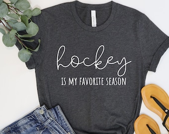 Hockey Shirt, Sports T-Shirt Women's Hockey Lover Shirt Hockey Season Shirt Hockey Fan Shirt Coach Gift Hockey Coach Shirt Wife