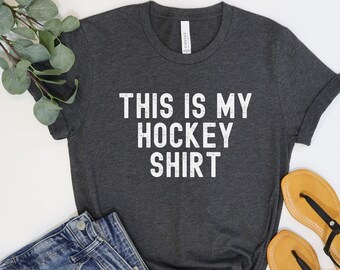 Hockey Shirt, Sports T-Shirt Women's Hockey Lover Shirt Hockey Season Shirt Hockey Fan Shirt Coach Gift Hockey Coach Shirt Wife
