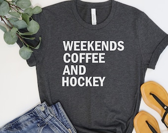 Hockey Shirt, Sports T-Shirt Women's Hockey Lover Shirt Hockey Season Shirt Hockey Fan Shirt Coach Gift Hockey Coach Shirt Wife