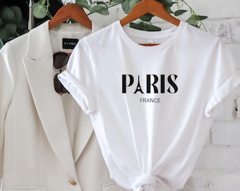 Paris France Shirt Vacation Paris Gift for Travel Lover Paris Tee Fashion Lover Gift Europe Trip Eiffel Tower Shirt Best Friend Birthday