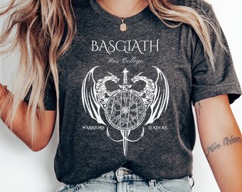 Basgiath Fourth Wing Shirt, Empyrean Series, Basgiath War College, Bookish Shirt, Reader Gifts for her, BookTok Shirt, Dragon Rider Shirt