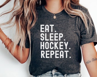 Hockey Shirt, Sports T-Shirt Women's Hockey Lover Shirt Hockey Season Shirt Hockey Fan Shirt Coach Gift Hockey Coach Shirt Wife