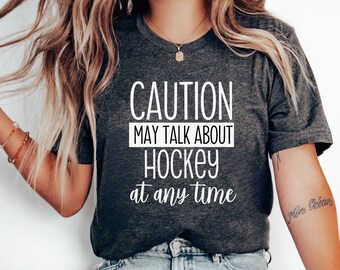 Hockey Shirt, Sports T-Shirt Women's Hockey Lover Shirt Hockey Season Shirt Hockey Fan Shirt Coach Gift Hockey Coach Shirt Wife