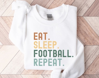 Football Shirt Sports Sweatshirt Women's Football Shirt, Football Season Game Day Shirt Funny Mom Shirt Coach Gift Football Coach Wife Shirt