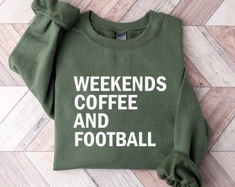 Football Sweatshirt Sports T-Shirt Women's Football Shirt, Football Season Game Day Shirt Funny Mom Shirt Coach Gift Football Coach Wife