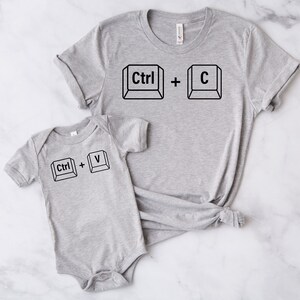 Copy Paste Shirt, Copy and Paste Matching Shirts Ctrl C Shirt Ctrl V ...