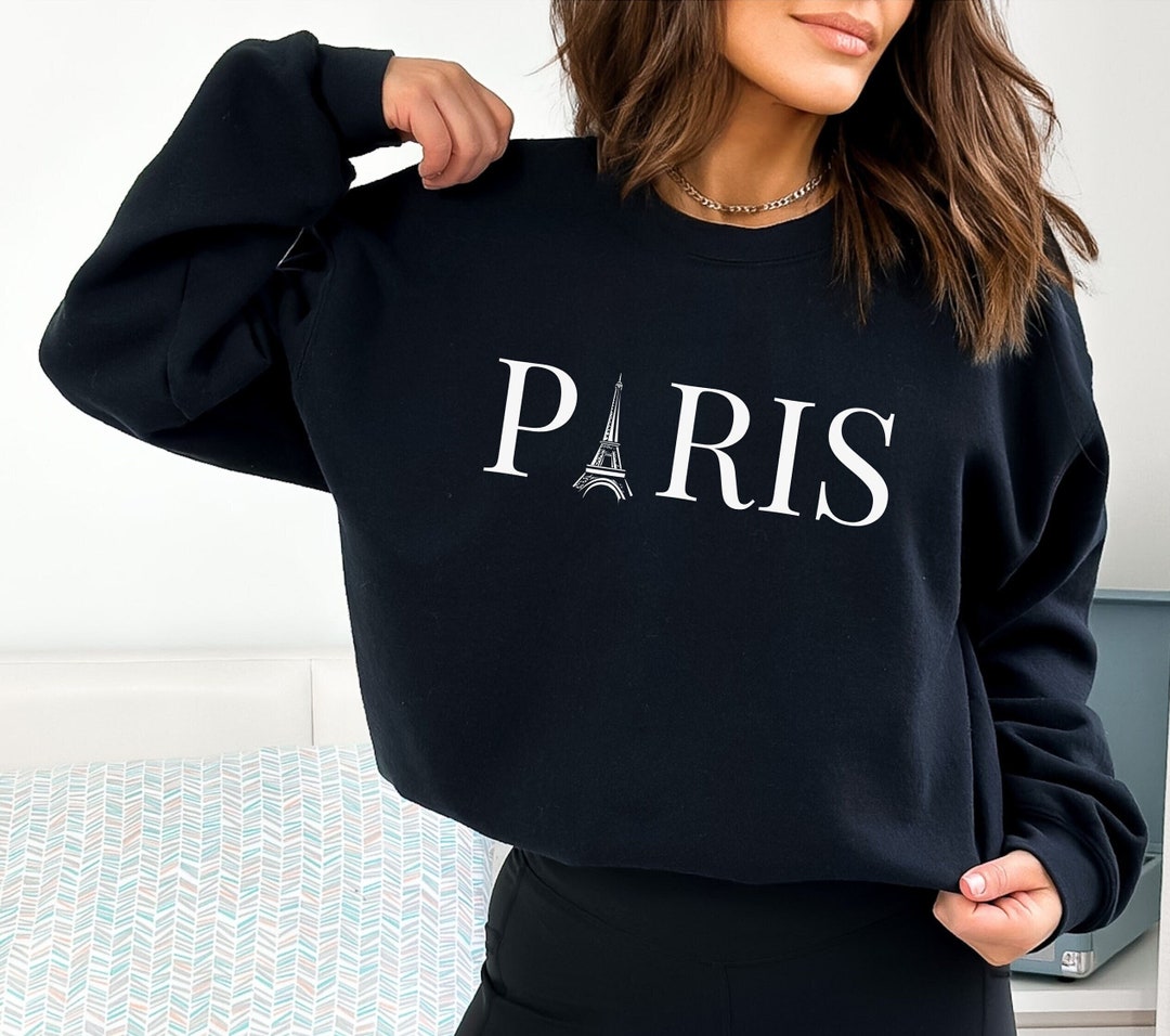Paris Eiffel Tower Printed Plus Size Tees For Unisex - Wanahavit
