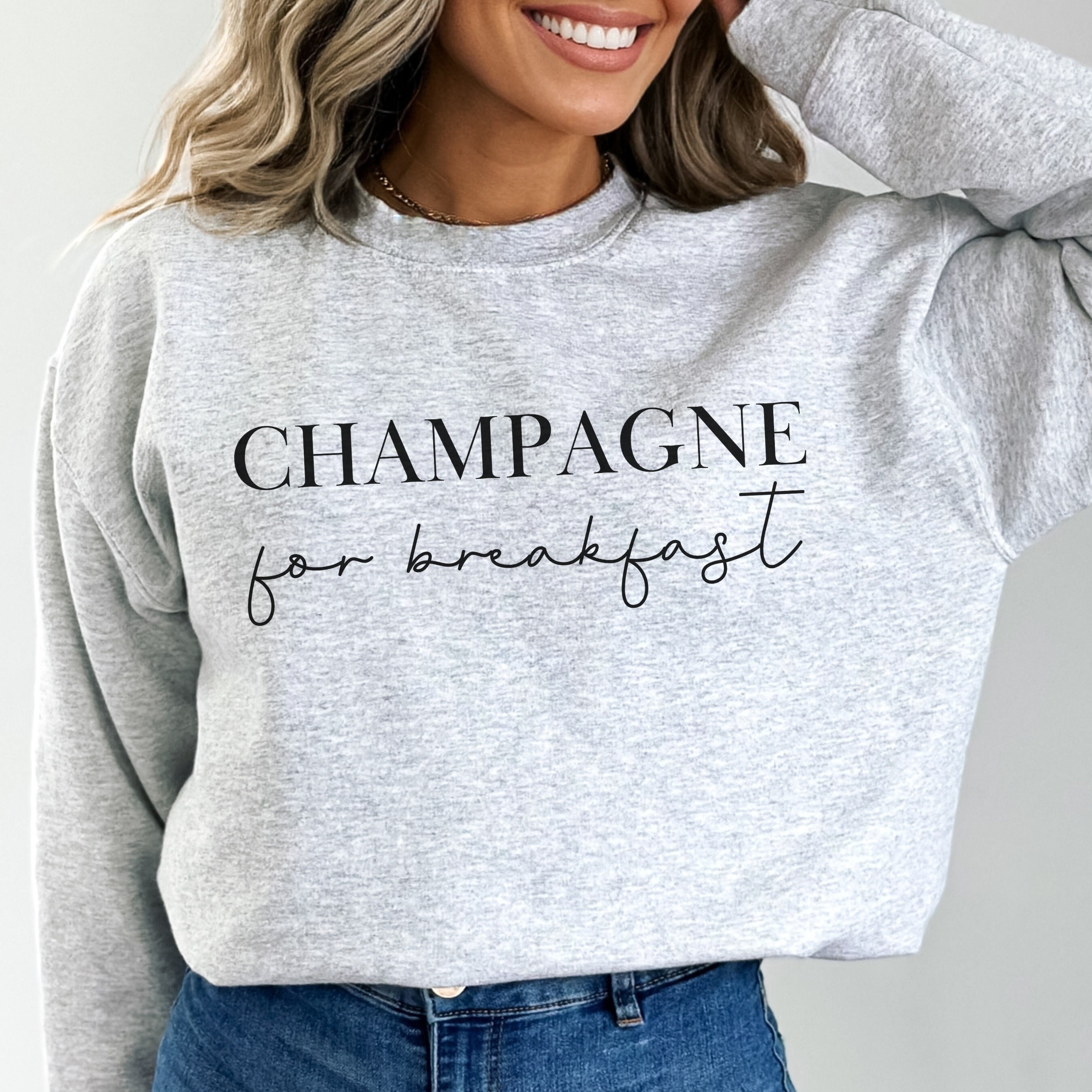 Champagne for Breakfast Etsy