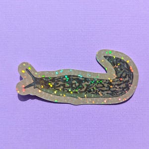 Slug Holographic Sticker | Creepy Crawly Sticker | Bug Sticker | Quirky Sticker