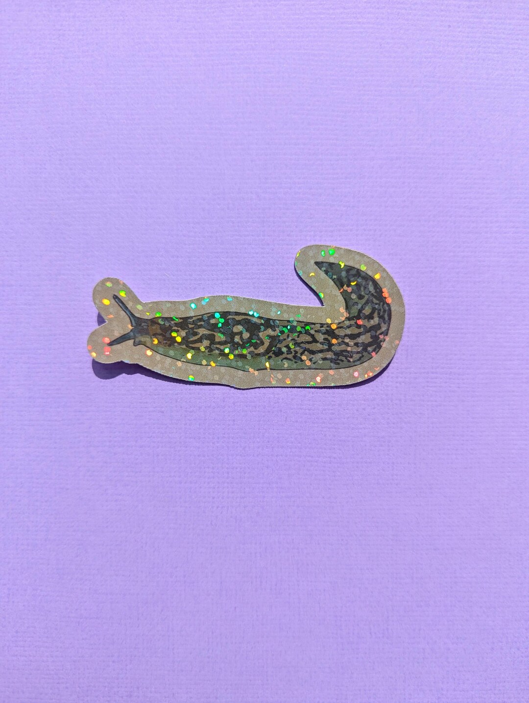 Slug Holographic Sticker | Creepy Crawly Sticker | Bug Sticker | Quirky ...
