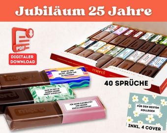 Merci Banderole 25 Years Anniversary Colleague - Digital Download Thank You Gift Anniversary, 25 Years Service Anniversary Employee