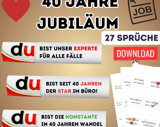 40 Jahriges Jubilaum Spruche