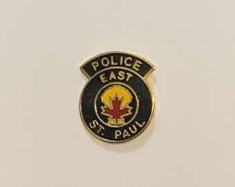 Pin aus der Polizei von East St Paul – Veraltet – Manitoba Kanada – KOSTENLOSER Versand