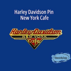 Harley Davidson Jacket Vest Hat Pin – New York - Cafe - FREE Shipping!