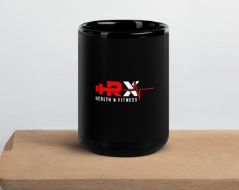 Taza de café de 15 oz con logotipo RX