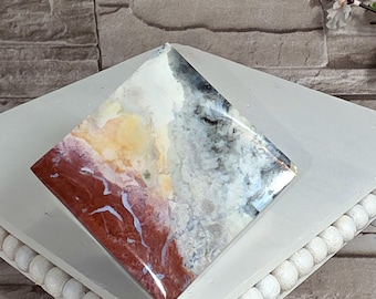 Ocean Jasper Cube / Madagascar OJ / 1.6 lbs / Chakra / Home Decor / Rocks and Minerals / st44