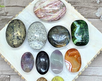 Crystal Bundle / Take All / Ocean Jasper / Dendritic Jade / Labradorite / Pyrite / Rocks and Minerals / st19