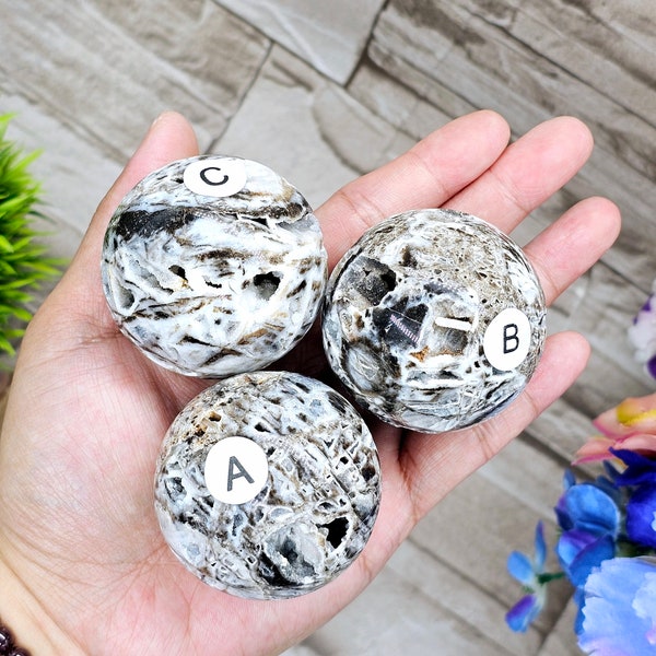 Shiny Druzy Sphalerite Sphere / 48mm / Sphalerite / Rocks and Minerals