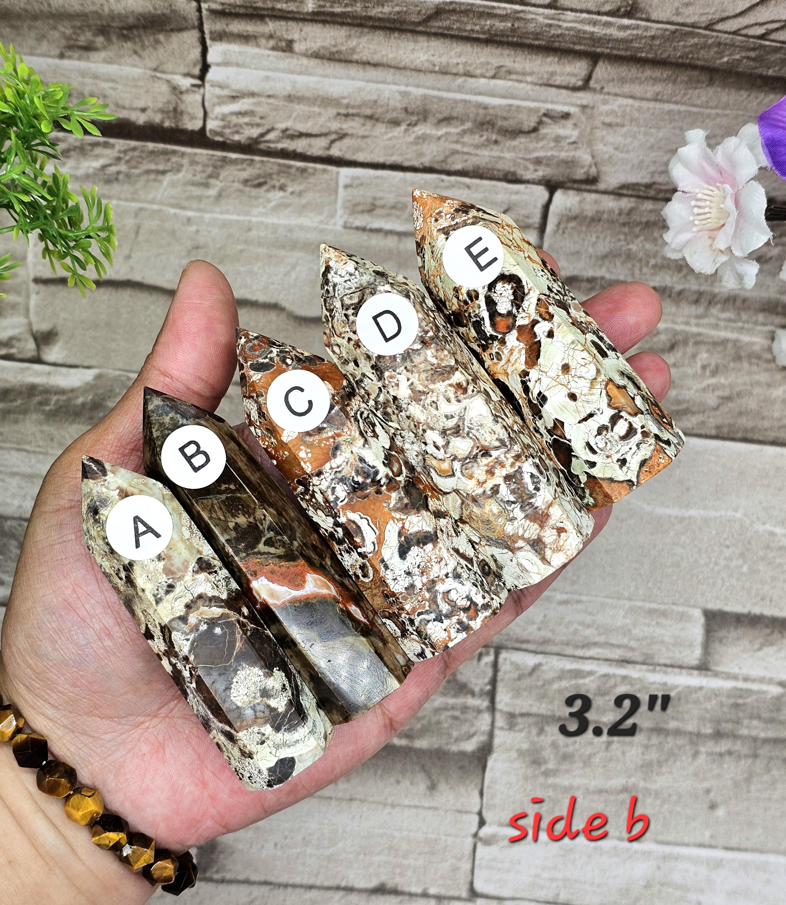Money And Rocks Money Agate Tower / Good Luck and Prosperity Stone / Chakra / Rocks and ...